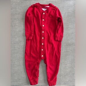 Baby Gap Cozy Red One Piece